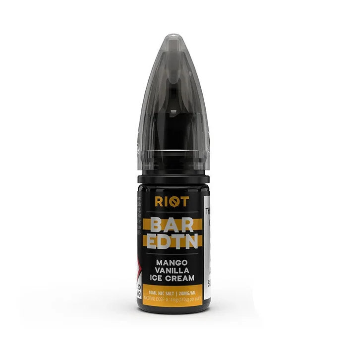 Riot Squad Mango Vanilla Ice Cream Bar Edition Nic Salt