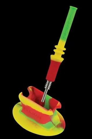 RIP Vapor Straw with Stand – Rasta