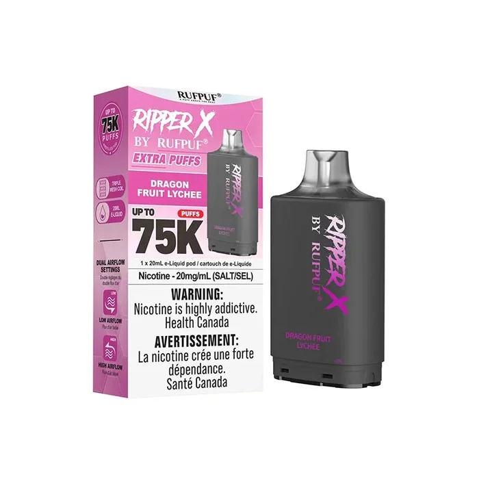 Ripper X Pod by Rufpuf 75K – Dragon Fruit Lychee (ON)
