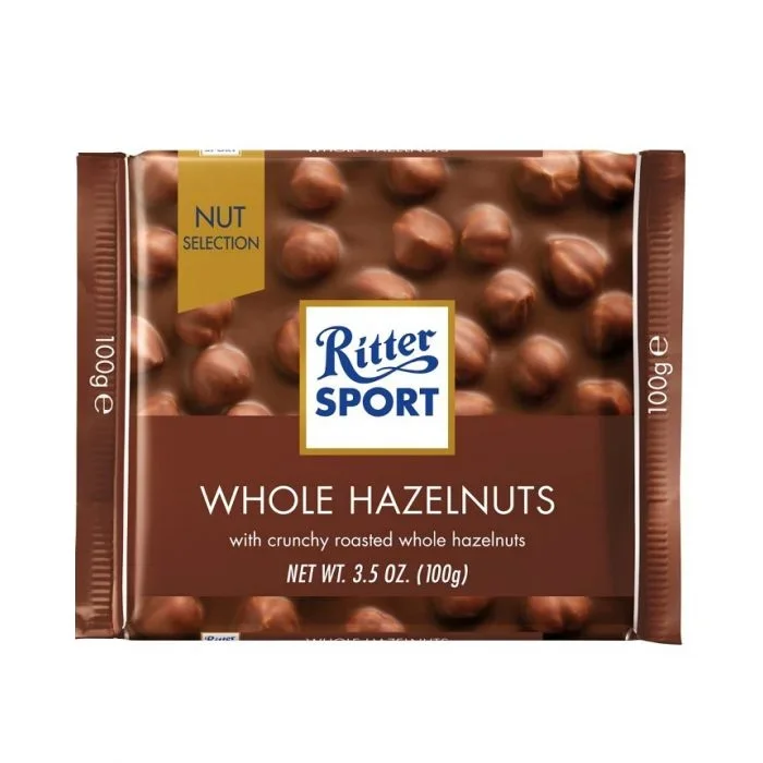 Ritter Sport Whole Hazalnut Bar 100g