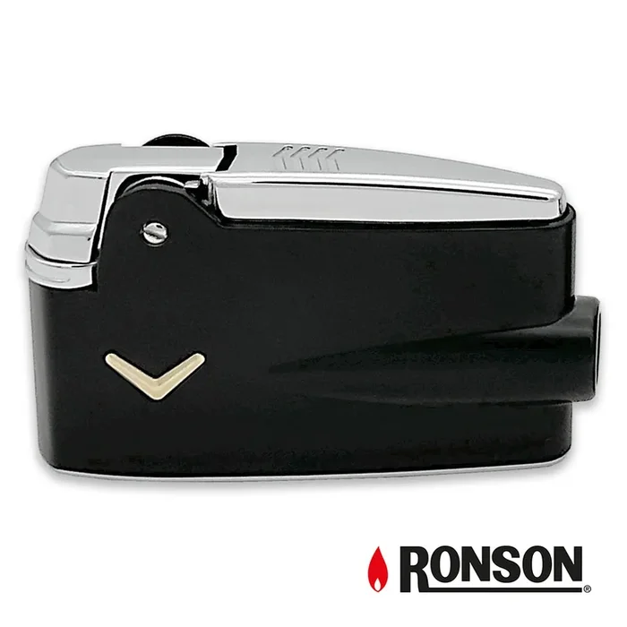 Ronson Premium Vareflame Black Lighter (RFL100004)