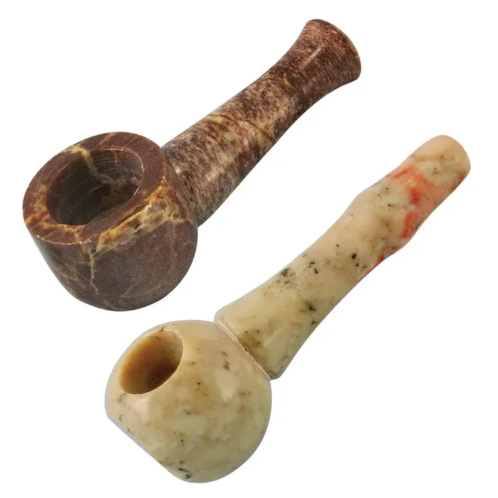 Round Small Stone Pipe – 3″ / 6pcs