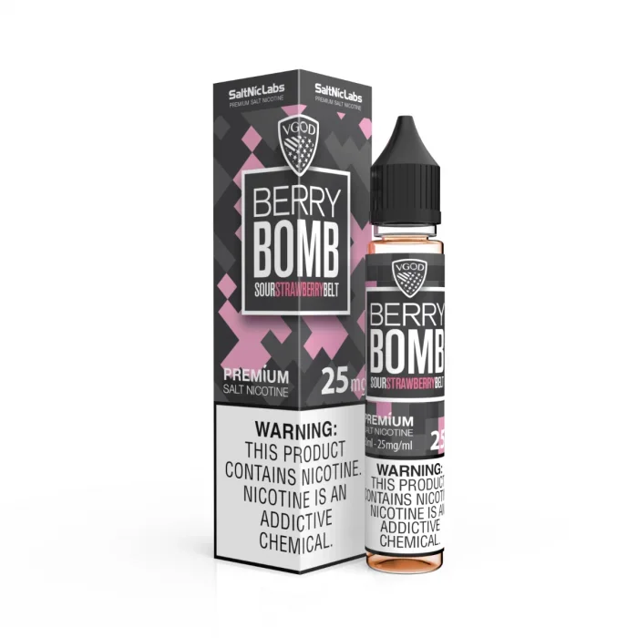 Saltnic Berry Bomb Sour Straberry Belt 30ML 25Mg