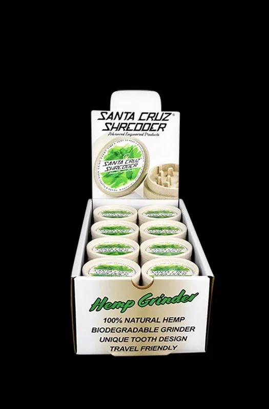 Santa Cruz Shredder Eco Hemp 2-Piece Grinder – 24 Pack