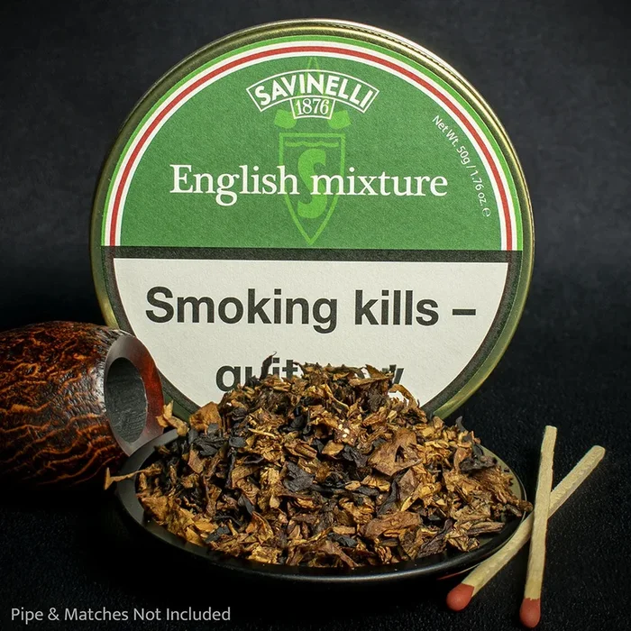 Savinelli English Mixture Pipe Tobacco – 50g Tin
