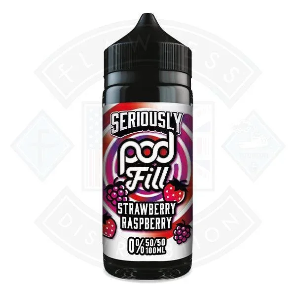 Seriously Pod Fill – Strawberry Raspberry 0mg 100ml E-Liquid