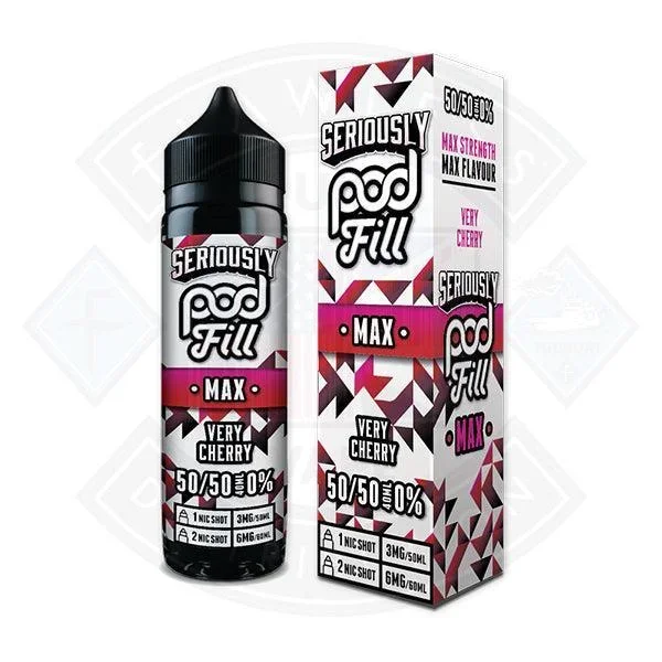 Seriously Pod Fill MAX – Verry Cherry 40ml 0mg Shortfill E-Liquid