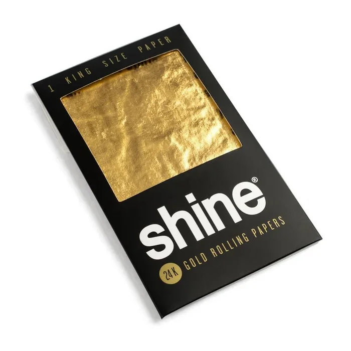Shine 24K Gold King Size Rolling Paper (Single Sheet)
