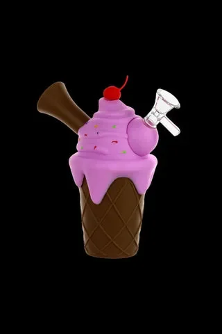 Silicone Ice Cream Sundae Water Pipe