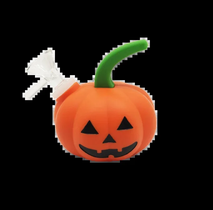 Silicone Pumpkin Hand Pipe