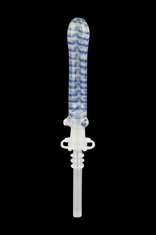 Simple Glass Nectar Dab Straw Collector with Quartz Tip