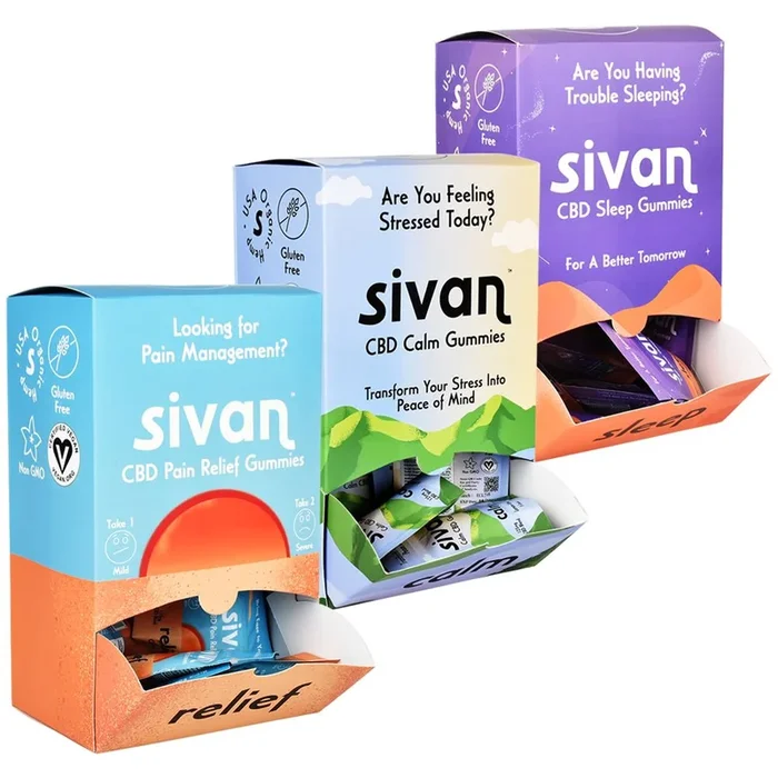 Sivan – CBD Blend Gummies – 625mg – 5pc – 10pk