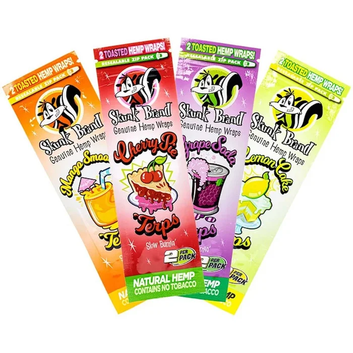 Skunk Terp Infused Wraps – 2 Pack