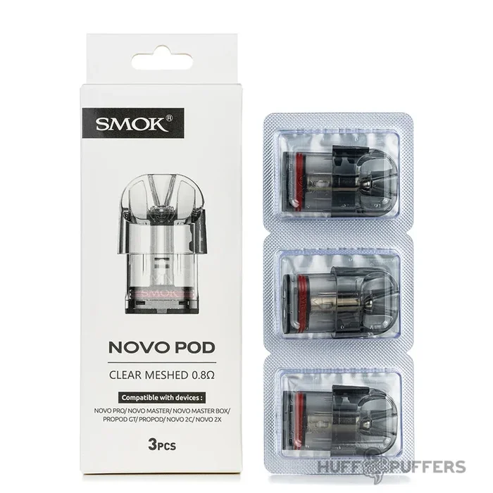 SMOK Novo Pod Clear Meshed 3pcs