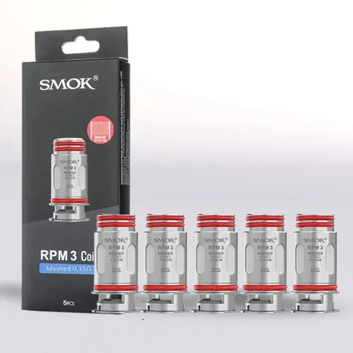 Smok RPM 3 Coil Heads – Set of 5 Replacement Coils