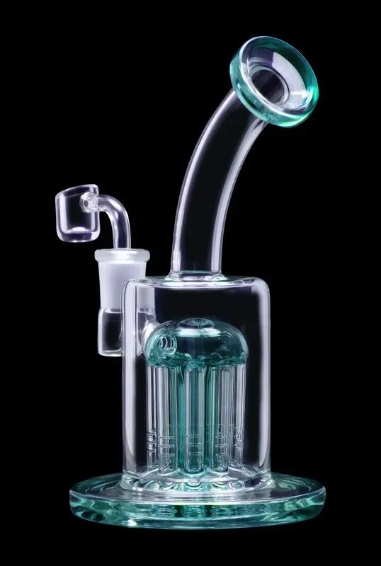 Smoke Cartel Bent Neck w/ Tree Perc Dab Rig – 8 in.