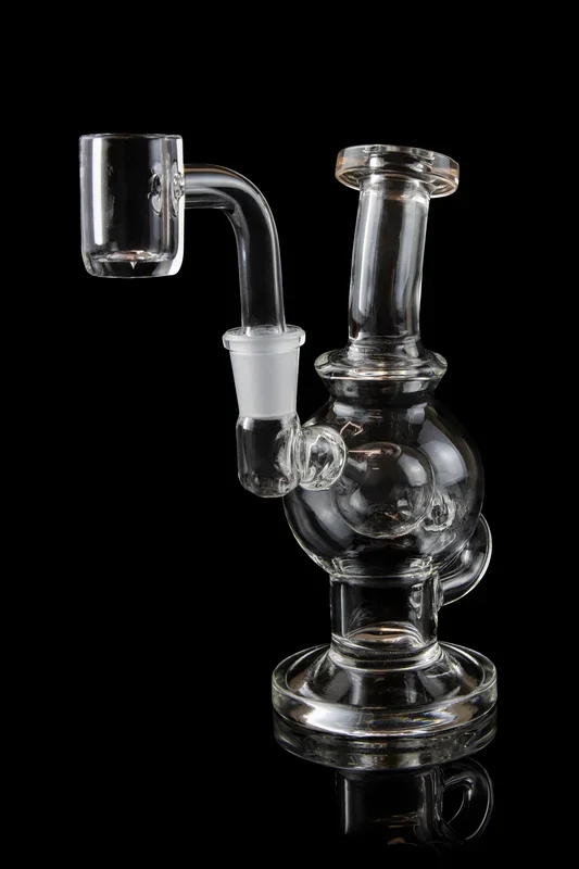 Smoke Cartel Mini Clear Bent Neck Dab Rig