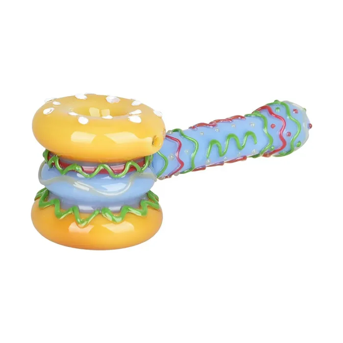 Snack Attack Cheeseburger Hand Pipe – 5.75″