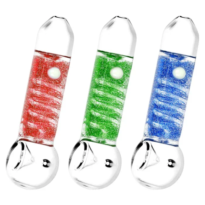 Sparkle Coil Glycerin Hand Pipe | Cool & Smooth Hits
