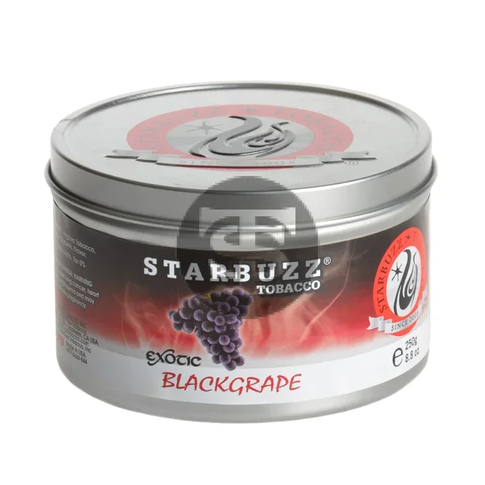 StarBuzz Exotic Blackgrape Hookah Shisha 250g