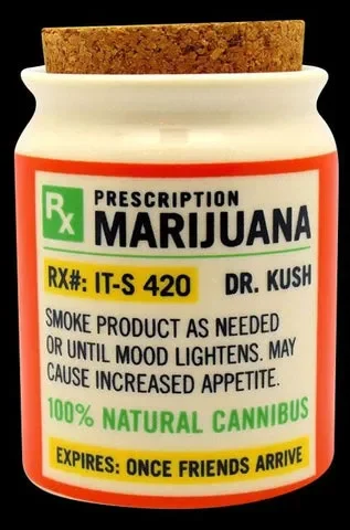 Stash it! “Prescription” Jar