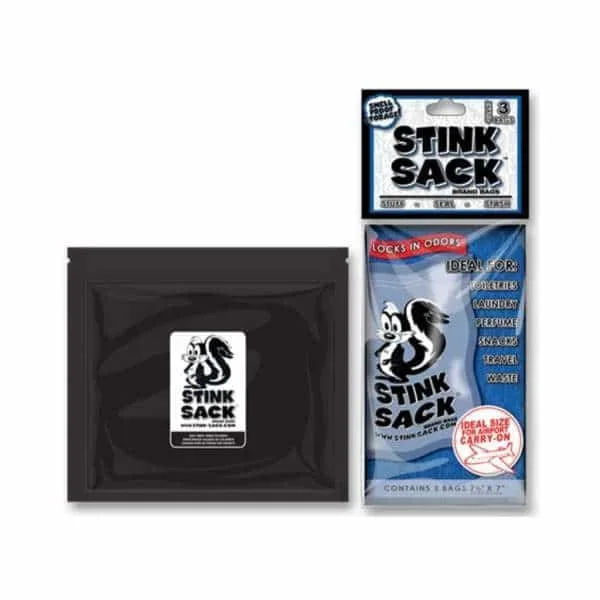Stink Sack 7.5 ” x 7 ” Smell Proof Bags –