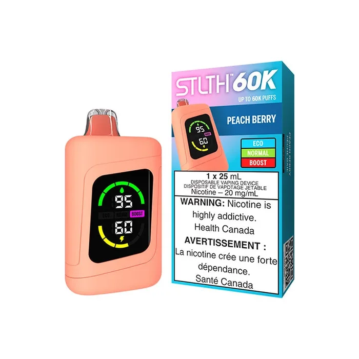 STLTH 60K Disposable – Peach Berry (ON)