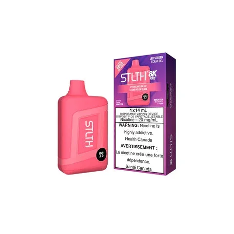 STLTH 8K PRO – LYCHEE MELON ICE DISPOSABLE