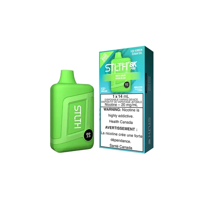 STLTH 8K PRO DISPOSABLE – WHITE GRAPE