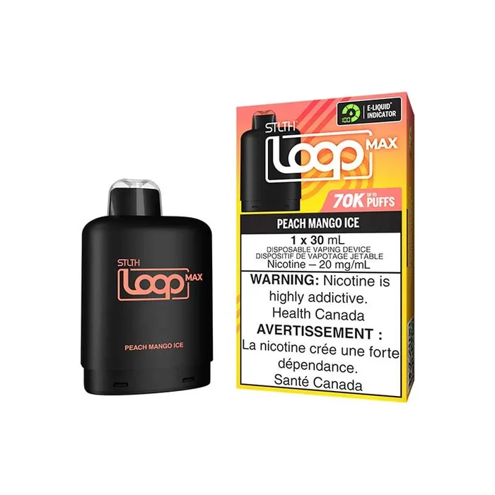 STLTH LOOP MAX Pod Pack – Peach Mango Ice (AB)
