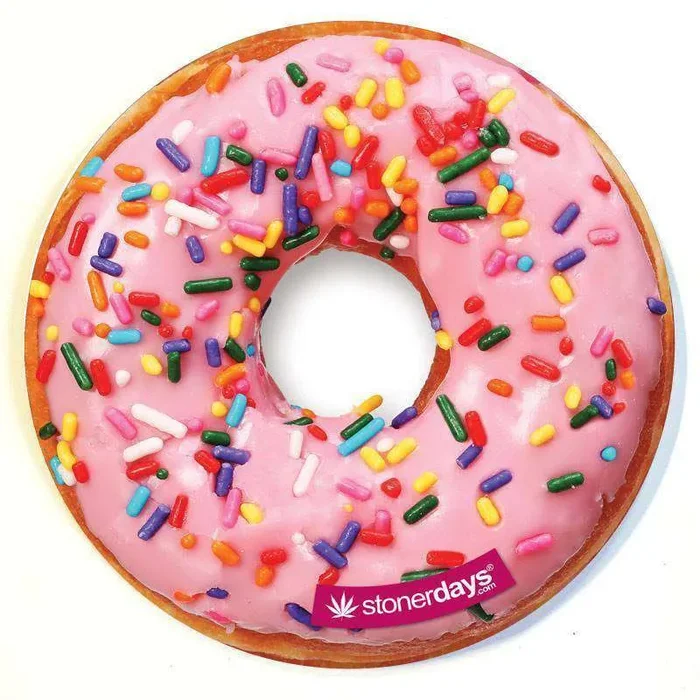 StonerDays 8″ Donut-Themed Dab Mat with Non-Slip Rubber Back