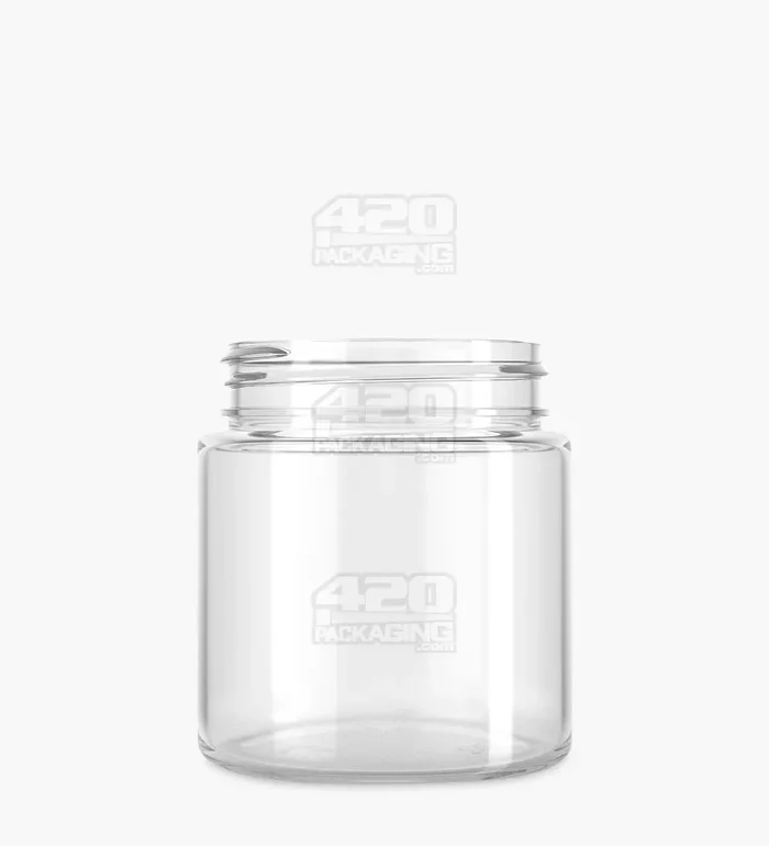 Straight Sided Clear Plastic PCR Jars | 53mm – 4oz – 100 Count