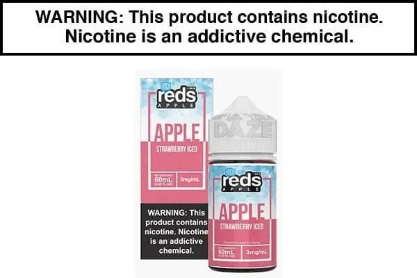 STRAWBERRY APPLE ICED BY REDS E JUICE 60ML/100ML