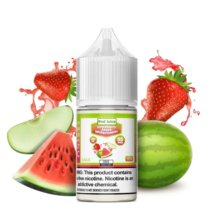 Strawberry Apple Watermelon SALT – Pod Juice – 30mL