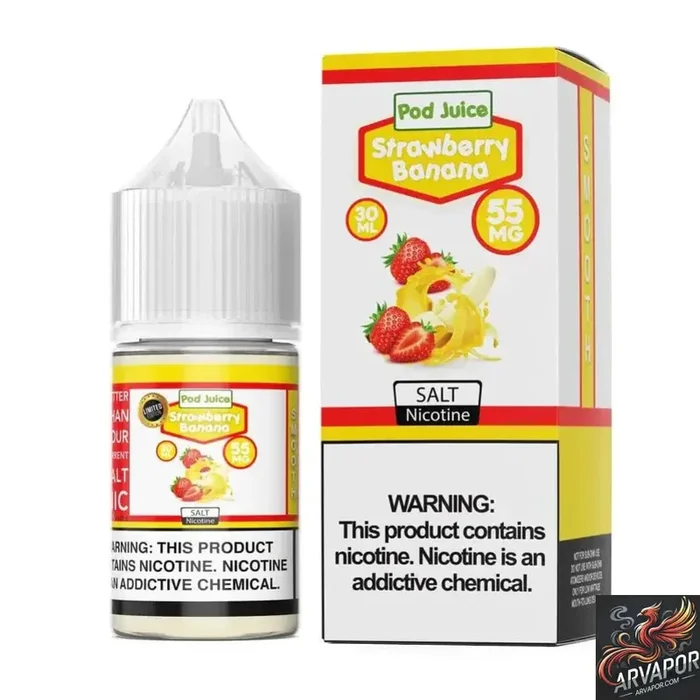 Strawberry Banana – POD Juice Synthetic Salt 30mL