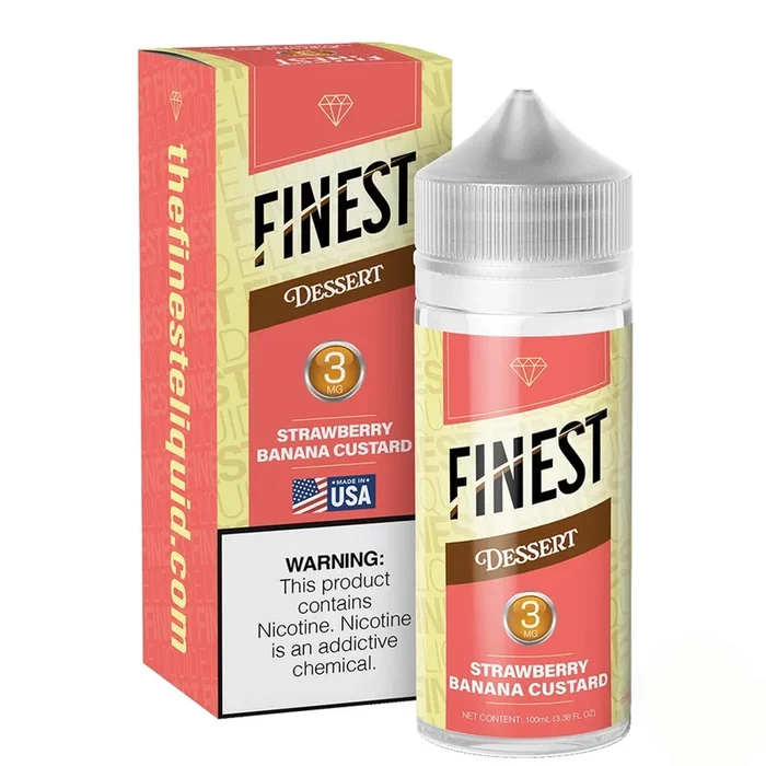Strawberry Banana Custard – Dessert – Finest 100mL