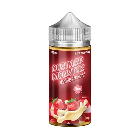 Strawberry Custard by Monster E-liquids – (100mL)
