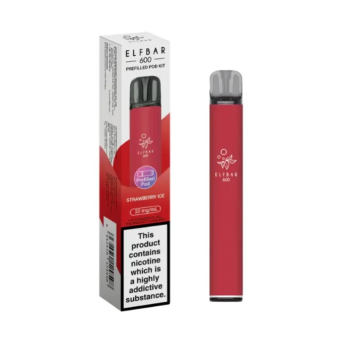 Strawberry Ice – Elf Bar 600 Prefilled Kit