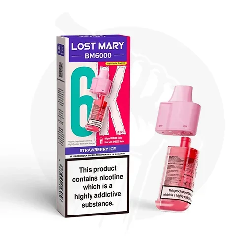 Strawberry Ice Lost Mary BM6000 Refill Pods