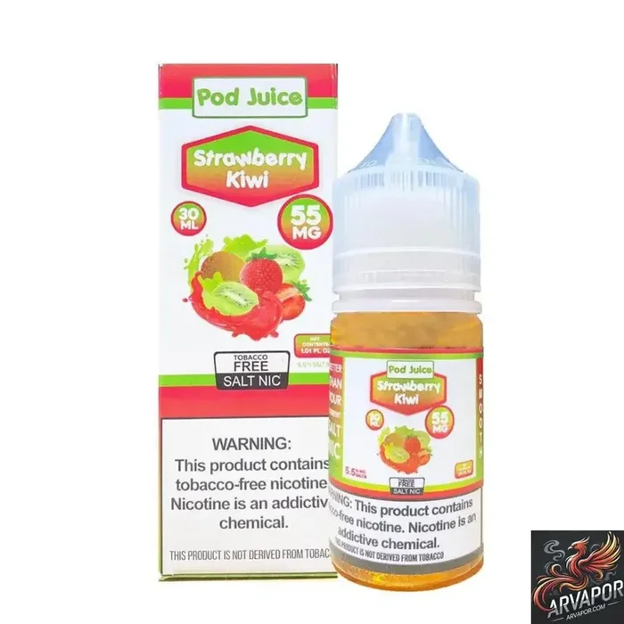 Strawberry Kiwi – POD Juice Synthetic SALT – 30mL