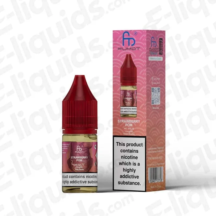 Strawberry Pom RandM Tornado 7000 Nic Salt Vape Juice by Fumot