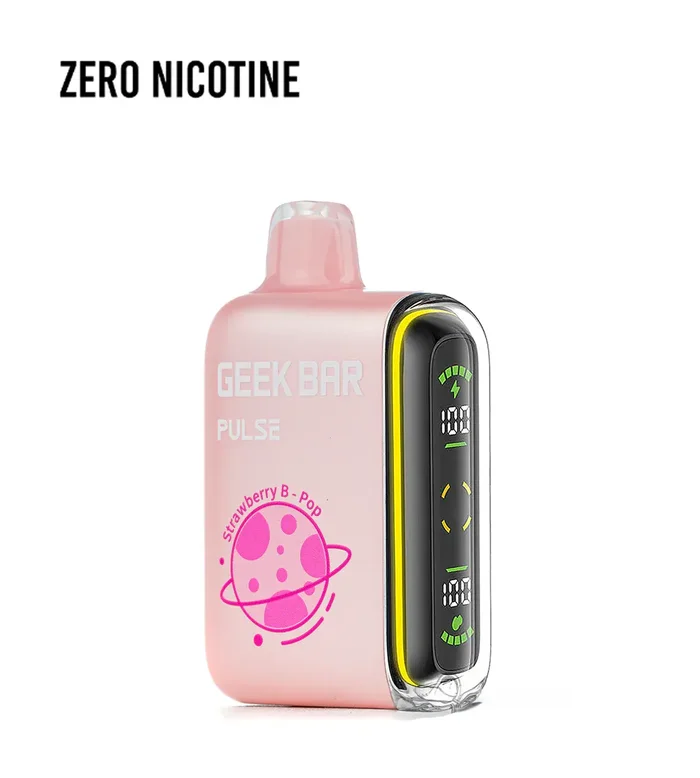 ?️ STRAWBERRY POP GEEK BAR PULSE (ZERO Nicotine)