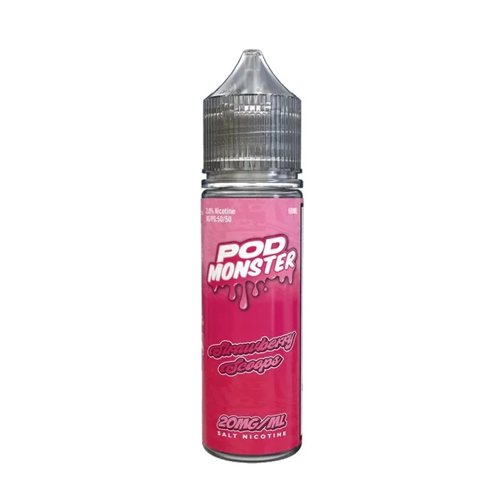 Strawberry Scoops SALT – Pod Monster – 60mL