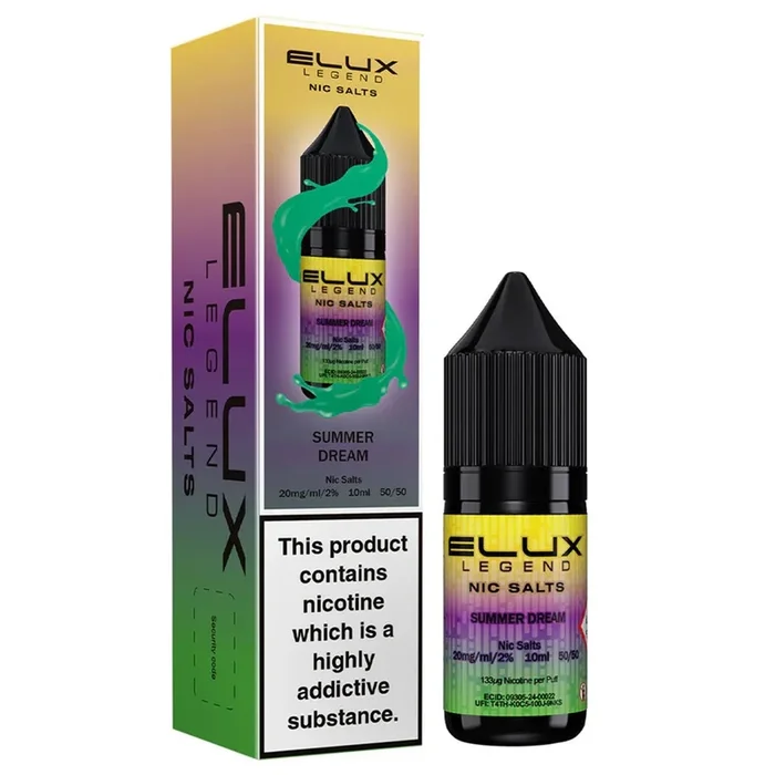Summer Dream 10ml Nic Salt E-liquid By Elux Legend