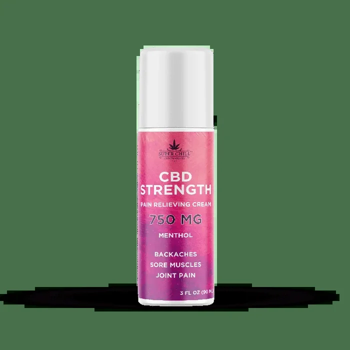Super Chill CBD Roll-On – Strength 90 ML – 750 MG – Menthol – 100% Natural – Made in USA