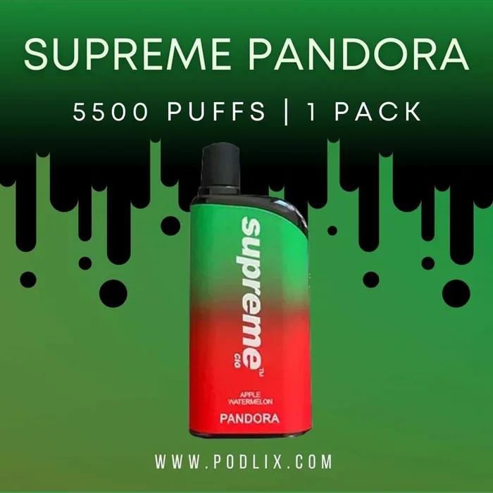 Supreme Pandora 5500 Puffs Disposable Vape