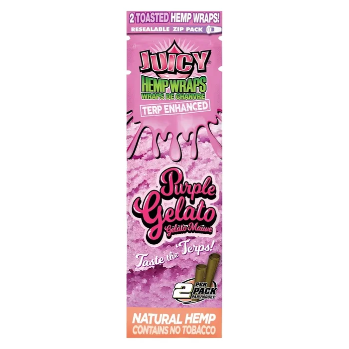 Terp-Enhanced Purple Gelato Hemp Wraps
