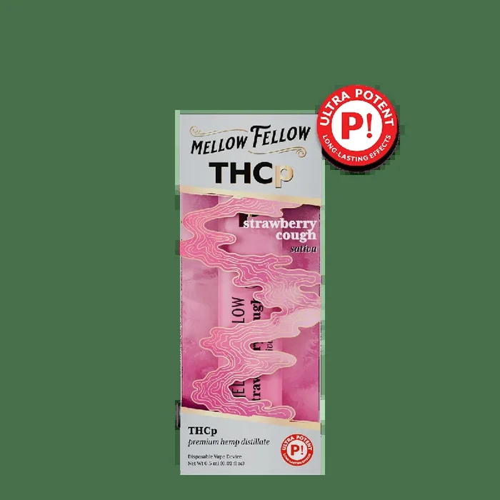 THCp 0.5g Disposable Vape – Strawberry Cough (Sativa)
