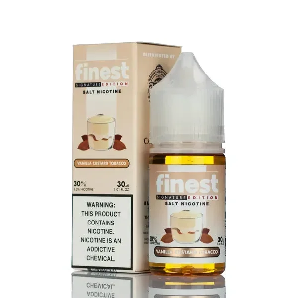 The Finest E-Liquid – Salt Nic Series – Vanilla Custard Tobacco – 30ml