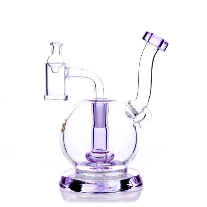 The Stash Shack TerpGlobe 5″ Mini Dab Rig with Quartz Banger & Showerhead Perc